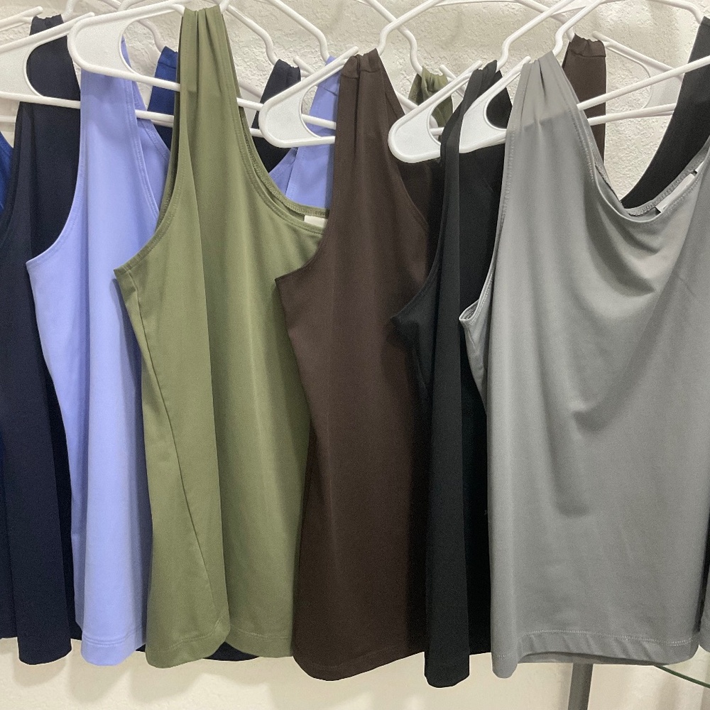 Chico' Tank Tops Large (12/14) 7 tops Stretch size